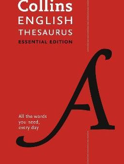 Collins English Thesaurus Essential Edition A Discount