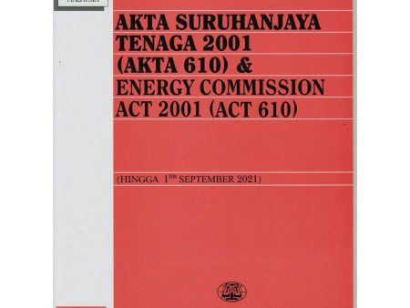 Akta Suruhanjaya Tenaga 2001 (20 Jun 2011) Hot on Sale