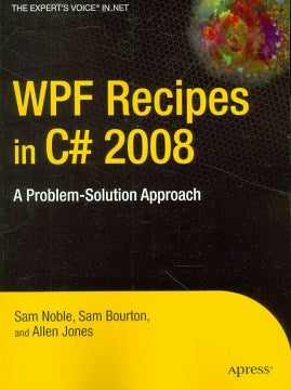 Wpf Recipes in C# 2008 For Discount