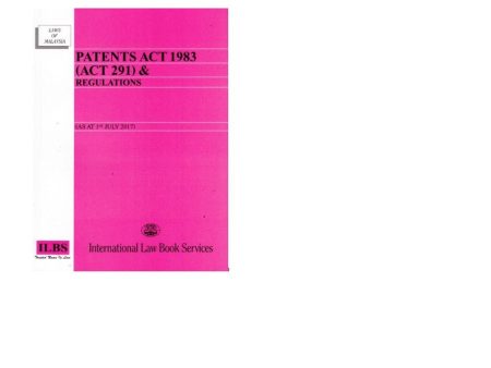 Patent Act 1983 ( Act 291) & Regulation For Sale