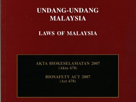 Akta Biokeselamatan 2007 (Akta 678) on Sale